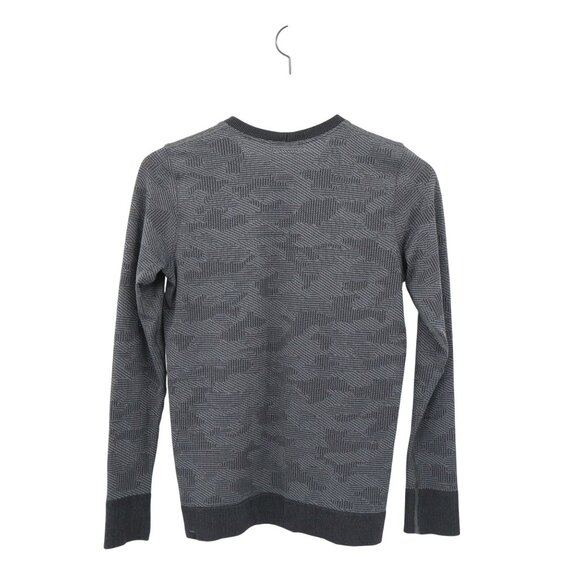 Lululemon Swiftly Breathe Long Sleeve Vented Camo Black / Asphalt Grey 6 - Picture 5 of 7